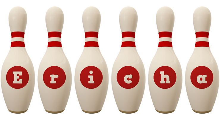 Ericha bowling-pin logo