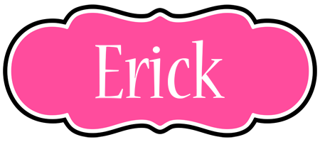 Erick invitation logo