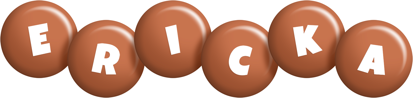 Ericka candy-brown logo