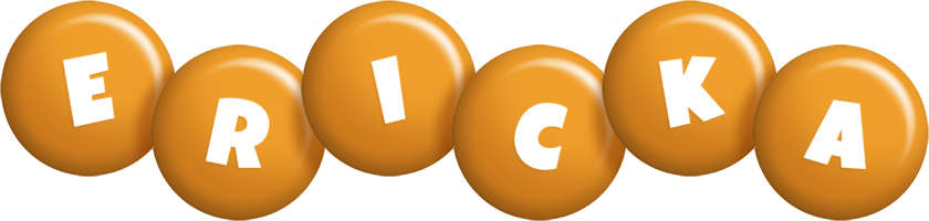 Ericka candy-orange logo