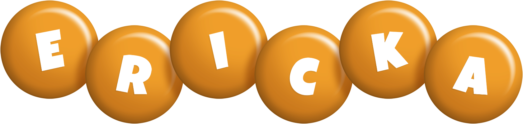 Ericka candy-orange logo
