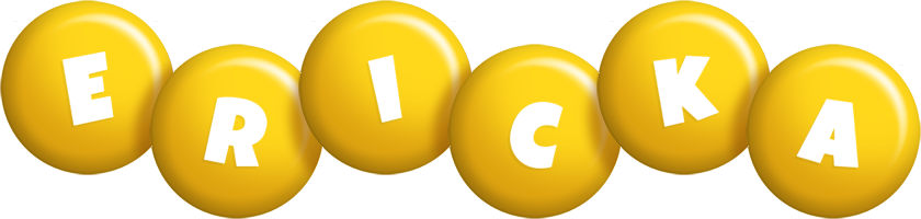 Ericka candy-yellow logo