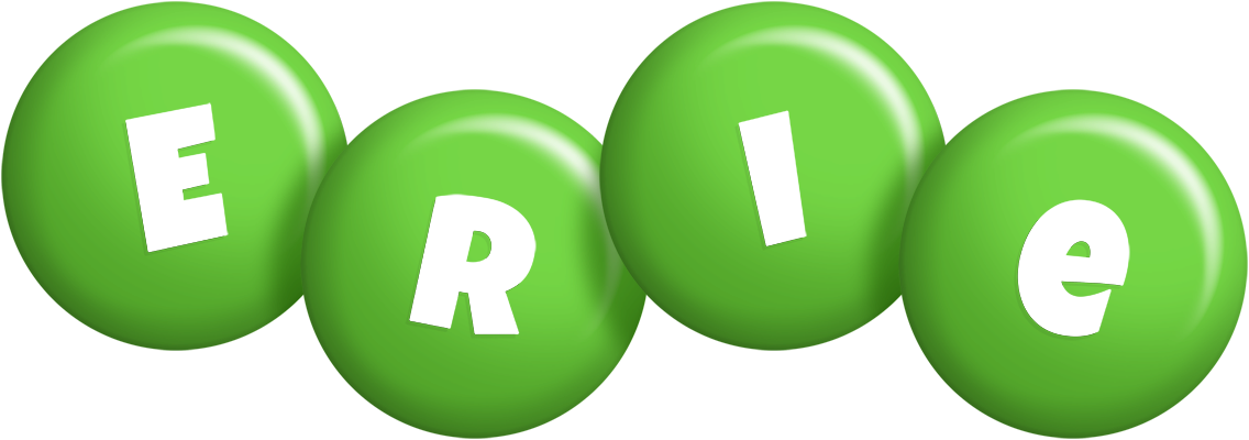 Erie candy-green logo