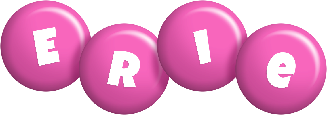 Erie candy-pink logo