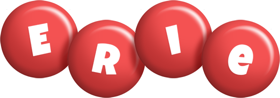 Erie candy-red logo