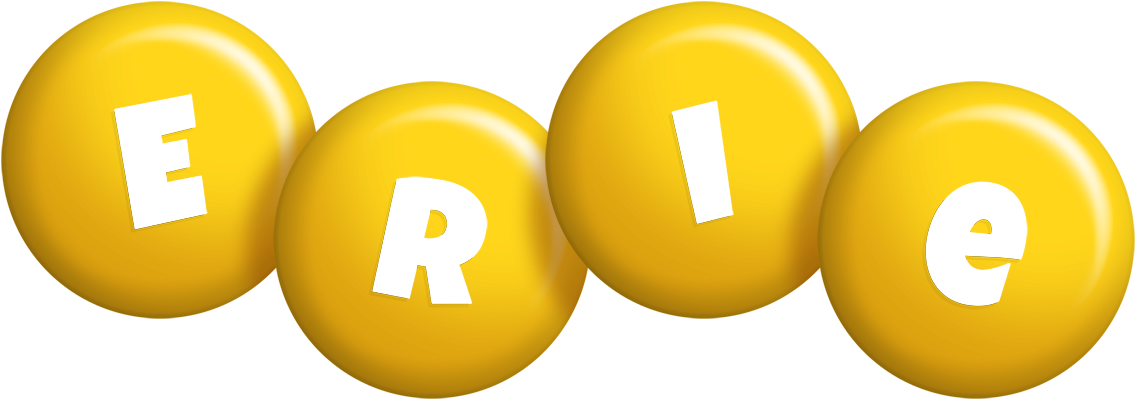 Erie candy-yellow logo