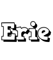 Erie snowing logo