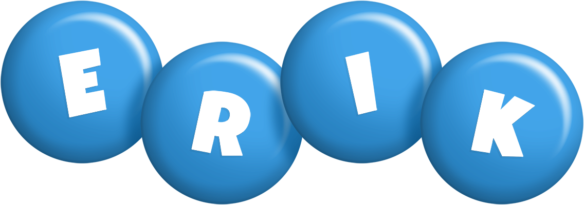 Erik candy-blue logo