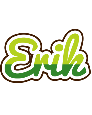 Erik golfing logo
