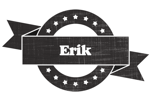 Erik grunge logo