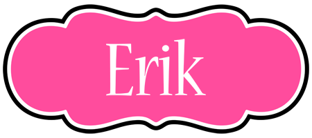 Erik invitation logo