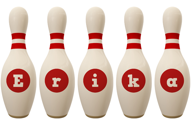 Erika bowling-pin logo