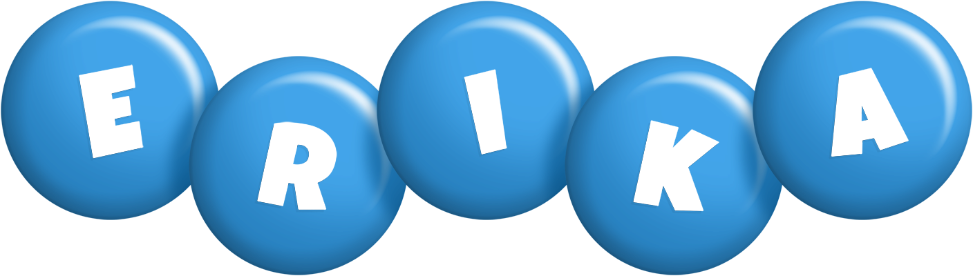 Erika candy-blue logo