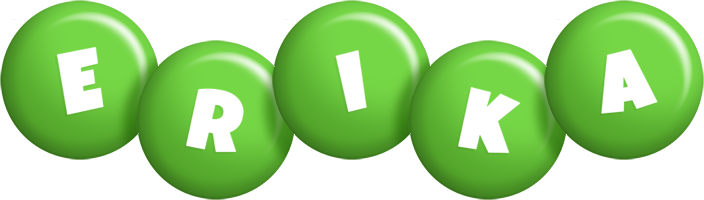 Erika candy-green logo