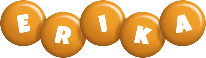 Erika candy-orange logo