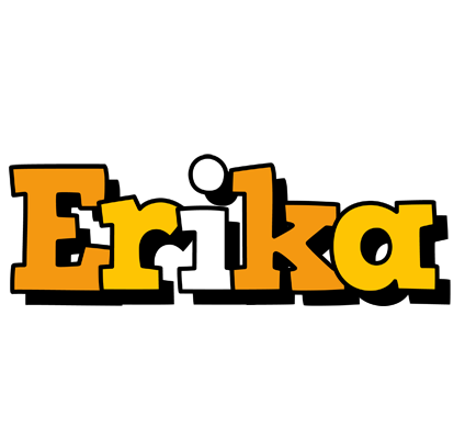 Erika cartoon logo