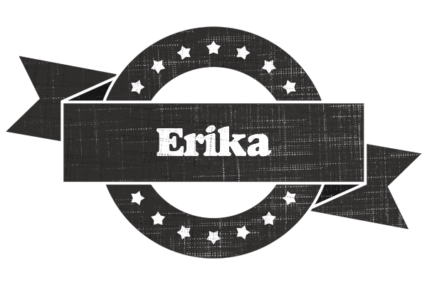 Erika grunge logo