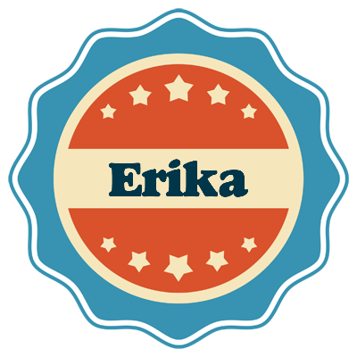Erika labels logo