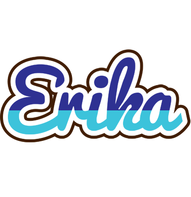 Erika raining logo