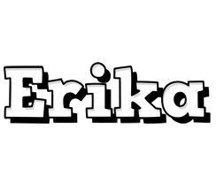 Erika snowing logo