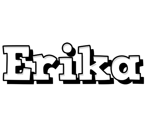 Erika snowing logo