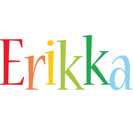 Erikka birthday logo