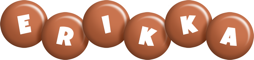 Erikka candy-brown logo