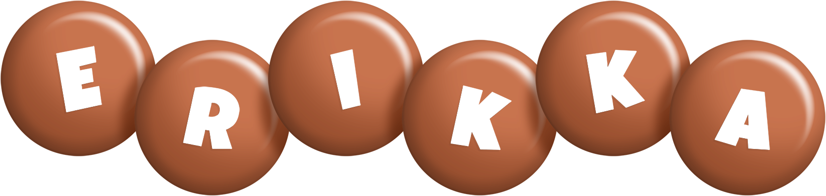 Erikka candy-brown logo