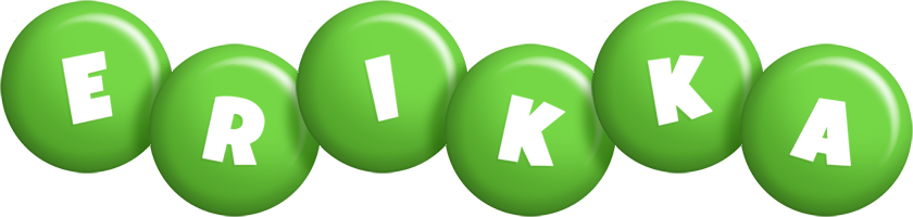 Erikka candy-green logo