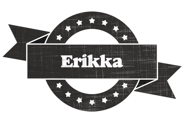 Erikka grunge logo