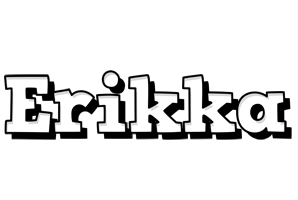 Erikka snowing logo