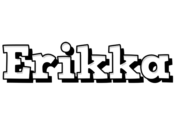 Erikka snowing logo