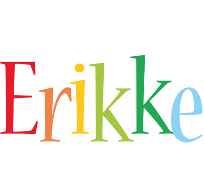 Erikke birthday logo