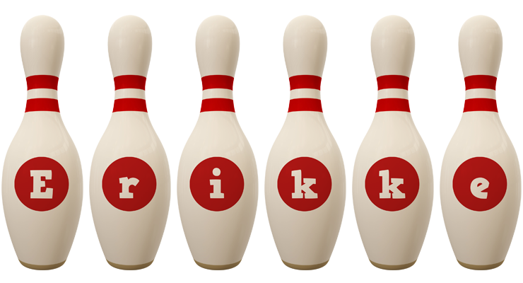 Erikke bowling-pin logo