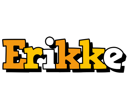 Erikke cartoon logo