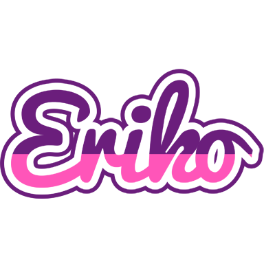 Eriko cheerful logo