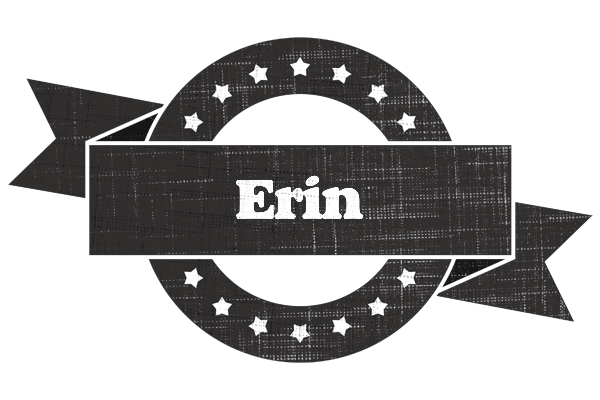 Erin grunge logo