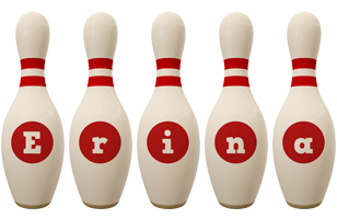 Erina bowling-pin logo