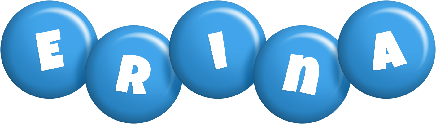 Erina candy-blue logo