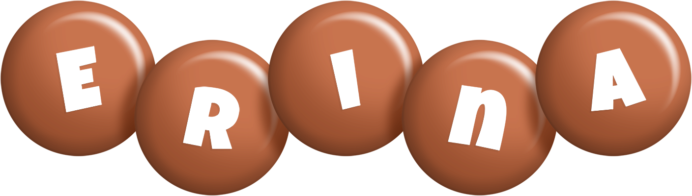 Erina candy-brown logo