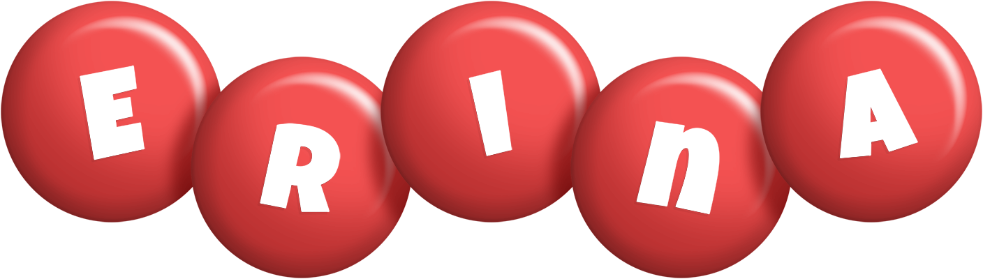 Erina candy-red logo