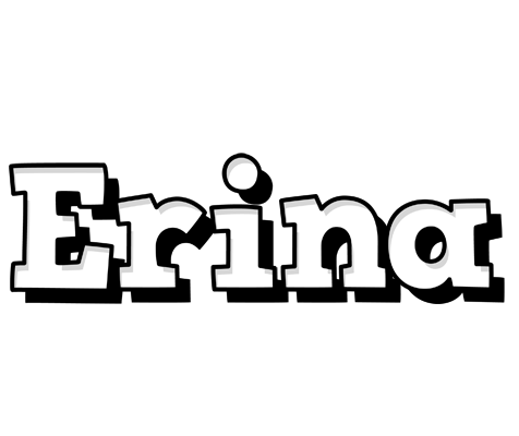 Erina snowing logo