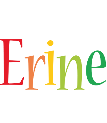 Erine birthday logo