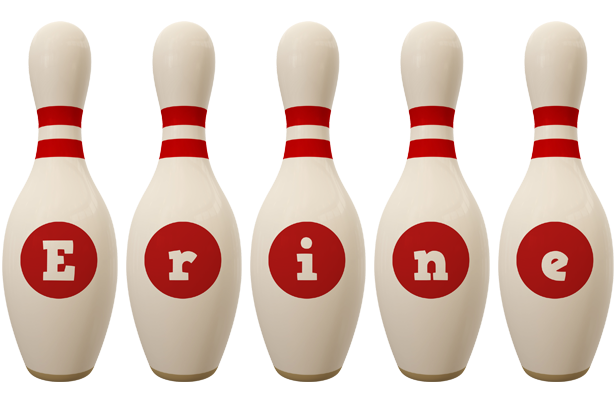 Erine bowling-pin logo