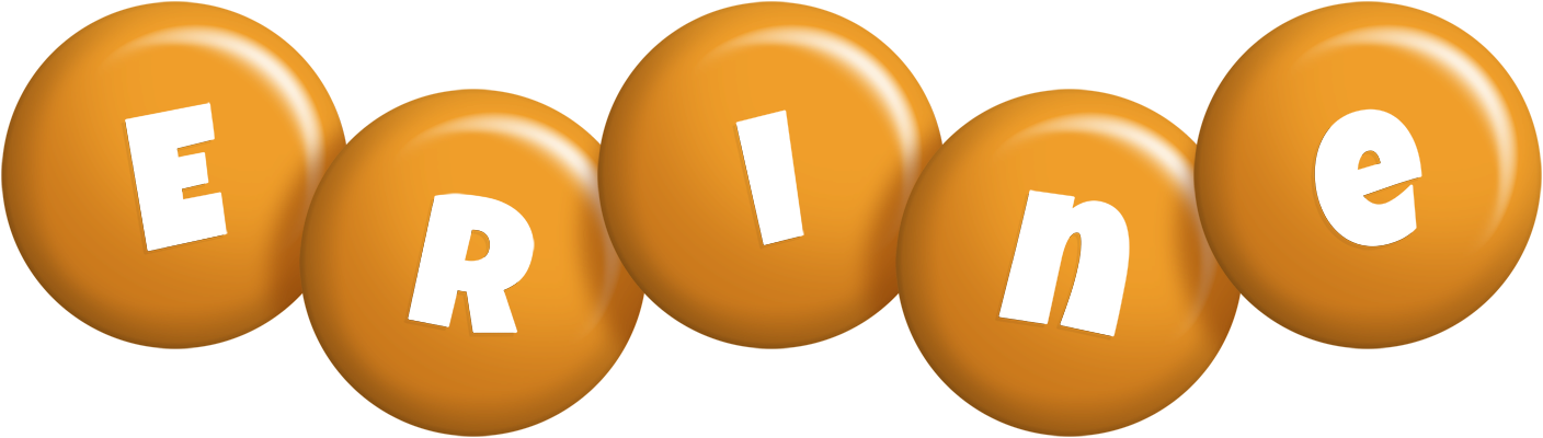 Erine candy-orange logo