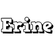 Erine snowing logo