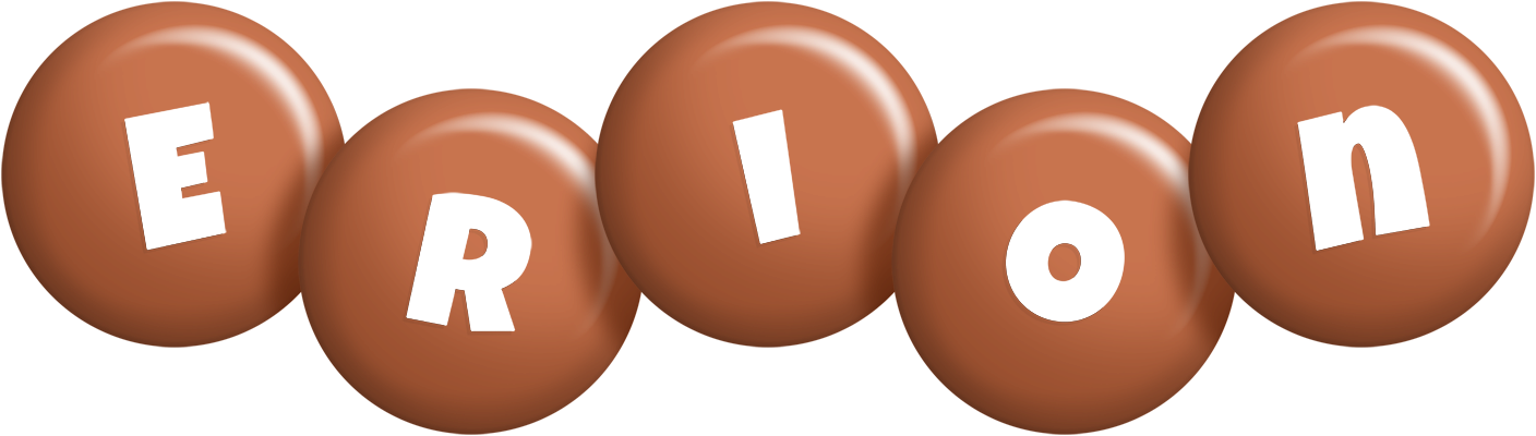 Erion candy-brown logo