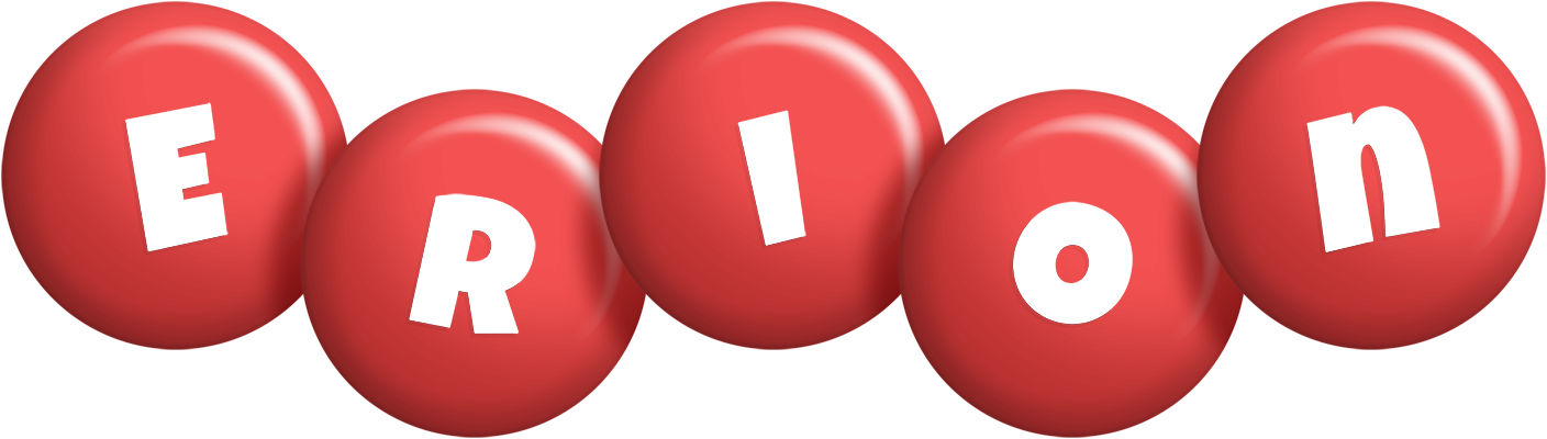 Erion candy-red logo