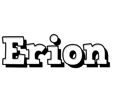 Erion snowing logo