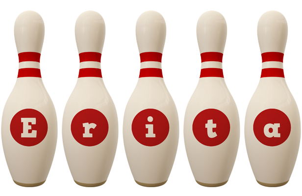 Erita bowling-pin logo